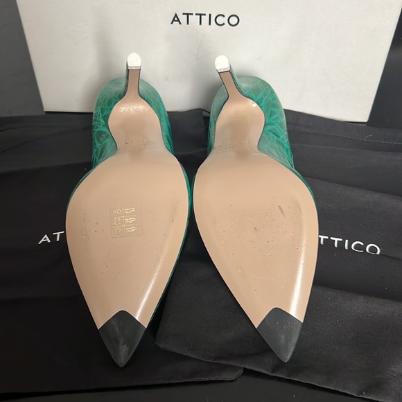 ATTICO green croc pumps - Picture 3 of 7